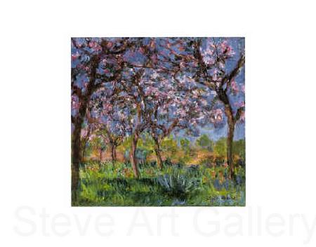 Claude Monet Printemps a Giverny Norge oil painting art